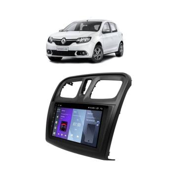 Imagem de Kit Multimídia Sandero Logan 2015 / 2024 Intense Expression 9 Pol Android Carplay 2/32GB - 915BR ROADSTAR