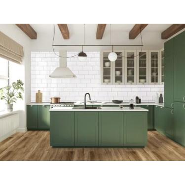 Imagem de 14 chapas flexivel placas 3d decoracao cozinha metro white banheiro la