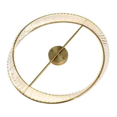 Imagem de Plafon Skylight Domino 4022 Dourado Led 80cm Bivolt Dourado/transparente Sky-4022