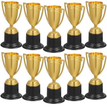 Imagem de Toyvian Pequeno Troféu Ornamento Conjunto de Peças Troféu de Futebol Vencedor do Futebol Decorações Prêmios Esportivos Plástico