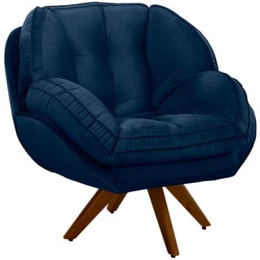 Imagem de Poltrona para Sala e Escritório Base Giratória Vitória - Konfort, Velu