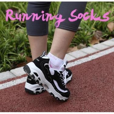 Imagem de 6 Pares Meia 100% Cotton Algodão Soquete Outono Inverno Grossinha (36a