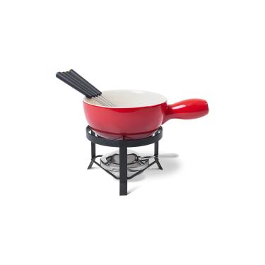Imagem de Conjunto para Fondue Brinox Fondue & Petiscos 8 Peças Vermelho
