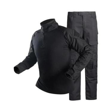 Imagem de Terno Tático Militar de Camuflagem para Paintball, Airsoft e Caça, L, 