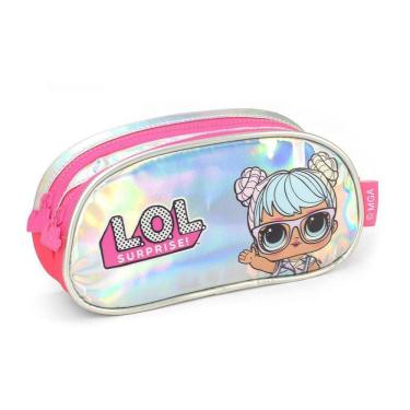 Imagem de Estojo Escolar Duplo Compartimento Lol Surprise Holográfico