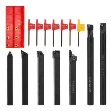 Imagem de Cortador De Metal 7pcs Chave Shank Torno Ferramenta Giro Cnc - Pool, B