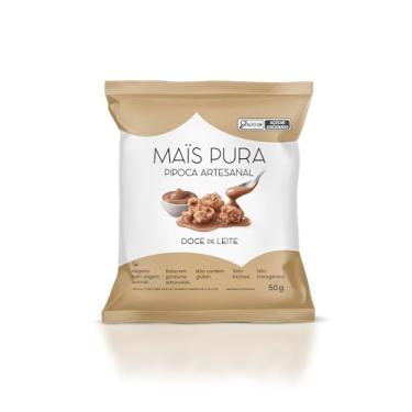 Imagem de Mais Pura Pipoca Artesanal Maïs Pura Sabor Doce de Leite 50g