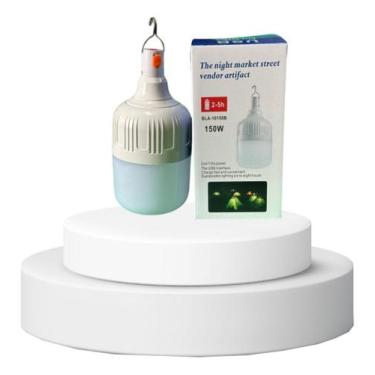 Imagem de Lâmpada Lampião Led De 150w Recarregável Portátil 12 Horas - DE IMPORT