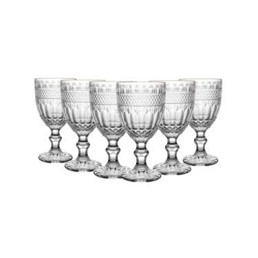 Imagem de WOLFF - Conjunto 6 Taças Vidro p/Água C/Fio Dourado Brand 345Ml