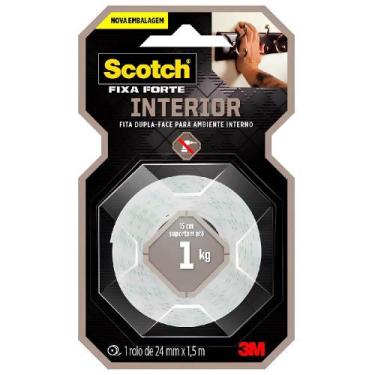 Imagem de Fita Dupla Face Fixa Forte Espuma 24mm x 1,5m (HB004613186) - 3M