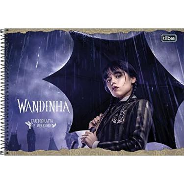 Imagem de Caderno Espiral Capa Dura Cartografia Wandinha 80 Folhas