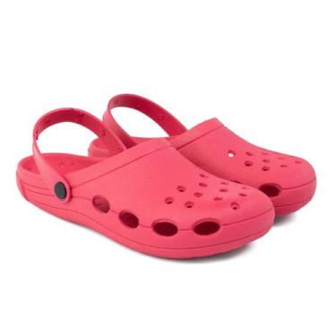 Imagem de Sandália Chinelo Babuche Feminino Rosa Antiderrapante - Calçados Bevil