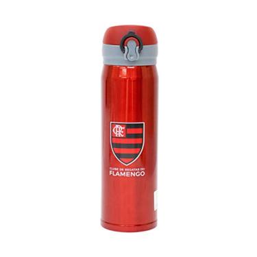 Imagem de Garrafa Térmica Flamengo 450ml Inox Original e Resistente