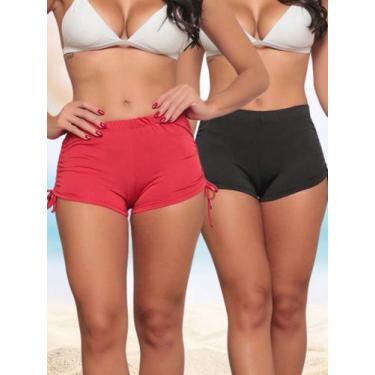 Imagem de Kit Sukini Biquíni 2 peças de Banho Moda Praia Com Regulagem Tecido Le