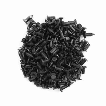 Imagem de Rebite de Plástico, 100 Pcs Preto Fixo de Pára -choques para, Leve e Fácil de Usar, Usado Amplamente para a Superfície do Carro, Feita de Material de, Conveniente para você,