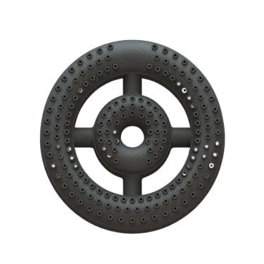 Imagem de Queimador Coroa Pequeno Duplo 3/4 235Mm Em Ferro Fundido