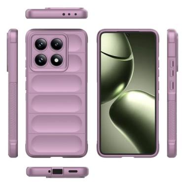 Imagem de Elubugod Capa compatível com Motorola Moto G15, capa para celular TPU macia compatível com Motorola Moto G15 Power capa roxa