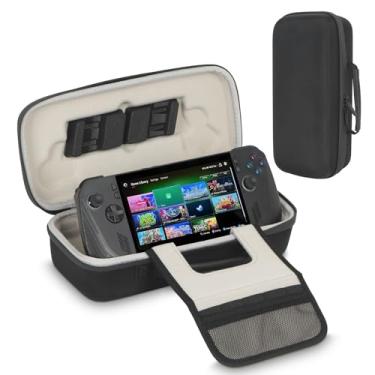 Imagem de XINGFUDAO Capa rígida para ASUS ROG Ally 7" 120Hz Gaming Handheld, ROG Ally organizador de console de jogos com grande capacidade, bolsa de transporte portátil para acessórios de jogos Rog Ally