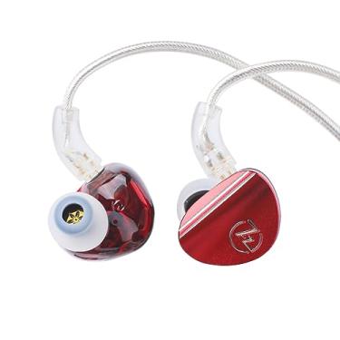 Imagem de Linsoul 7HZ SONUS 1DD+1BA Dual Driver in Ear Monitor, HiFi intra-auricular IEM, com cabo OCC destacável de alta qualidade banhado a prata, cavidade traseira de alumínio para audiófilos, fones de