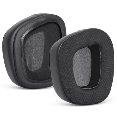 Imagem de Gvoears Replacement Ear Pads Cushions for Corsair Void/Void Pro/Void Pro RGB/Void Pro RGB SE/Void Pro Elite/RGB Wireless Earpads Gaming Headsets, Mesh Fabric with Soft Protein Leather(Black)