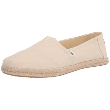 Imagem de TOMS Mocassim feminino Alpargata com corda, Natural, 7.5