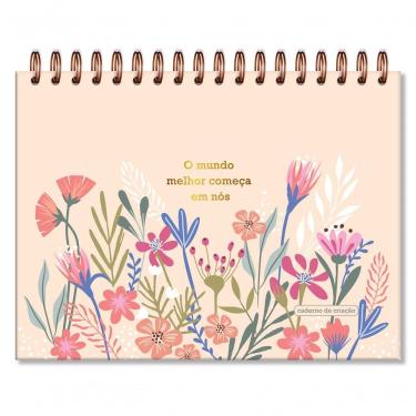 Imagem de Caderno De Criação Fls. Pretas Primavera