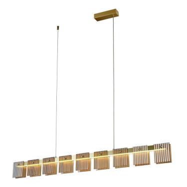 Imagem de Pendente Led Array Dourado 3000k 24w - Bella Iluminação