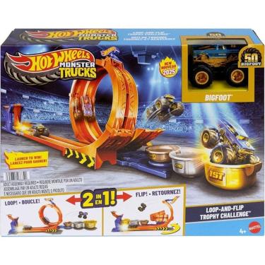 Imagem de Hot Wheels Monster TRUCKS Loop Bigfoot Giros Extremos Mattel JBX64
