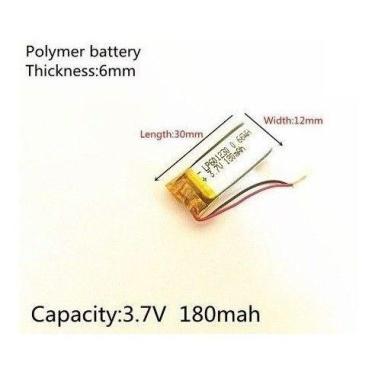 Imagem de Bateria Caneta 3.7v Botão Gravador Mp3 Mp4 - bgb