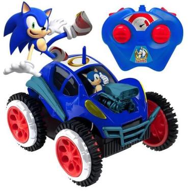 Imagem de Carrinho De Controle Remoto Sonic Mania Tumbling Rush Manobras Capota 