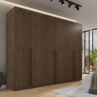 Imagem de Guarda-roupa Casal 6 Portas 8 Gavetas Florianópolis 100% MDF - Valverd