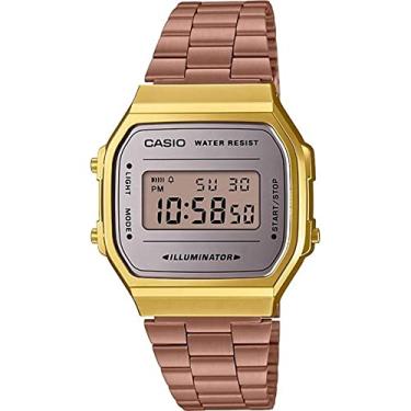 Imagem de Relógio Casio Vintage Gold Digital Unissex A168WECM-5DF