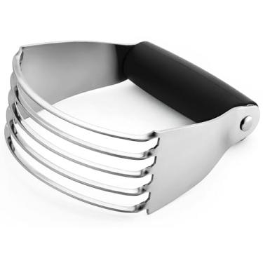 Imagem de (Black-Medium) - Spring Chef Dough Blender, Top Professional Pastry Cutter with Heavy Duty Stainless Steel Blades (Black-Medium)