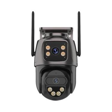 Imagem de Câmera IP WiFi 6K 9MP HD Externa - Zoom 8x, PTZ, Tela Dupla e iCSee, 2