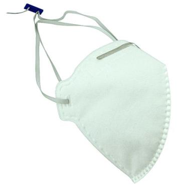 Imagem de Máscara Não Reutilizável Preta KSN PFF2 com Clipe Nasal e Elástico de 