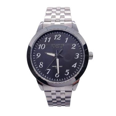 Imagem de Relógio Atlantis Social Prateado Clássico Resistente a Água