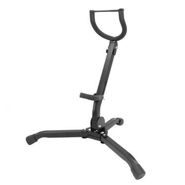 Imagem de Suporte de saxofone dobrável ajustável Stand sax portátil resistente a arranhões para tenor alto