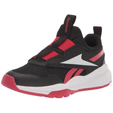 Imagem de Reebok Tênis de corrida unissex infantil Xt Sprinter slip on, Preto/branco/vermelho vetor, 21