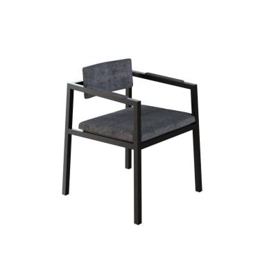 Imagem de Poltrona Noah Fixa C-4 Pés 78 X 60,5 X 60,5 Cm. Lautrec Grafite Lautrec Grafite