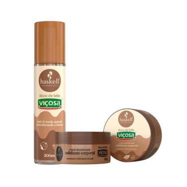 Imagem de Kit Doce de Leite Esfoliante + Body Splash Haskell