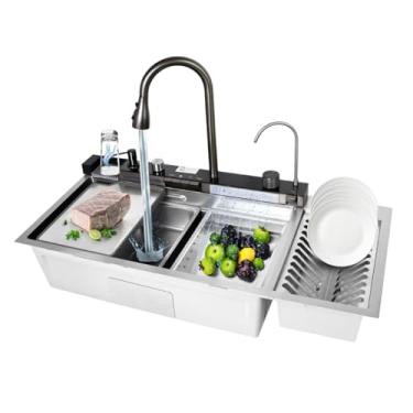 Imagem de CUBA GOURMET PARA COZINHA AÇO INOX 304 MULTIFUNCIONAL COM CALHA