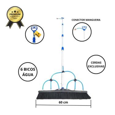 Imagem de Vassoura Para Limpeza Placa Solar 60Cm E Cabo De 3 Metros