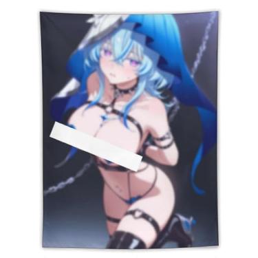 Imagem de LIEGBMEU Sexy Bikini Hot Anime Girl Tapeçaria 152.4 cm x 203.2 cm Interior Exterior Wall Quilt Art Decoração de Tapeçaria Caprichosa, AE43
