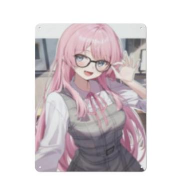Imagem de Hot Sexy Anime Girl Poster Art Poster Tin Sign Vintage Wall Art Decoration Poster 30,5 x 40,6 cm, AI231