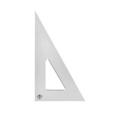 Imagem de Alvin, SK360-8, régua triangular, 20,32 cm, ferramenta de geometria matemática - 30/60 graus