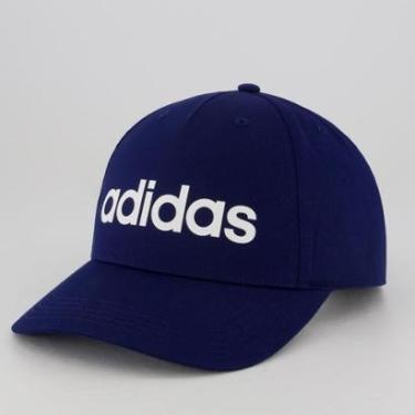 Imagem de Boné Adidas Daily Marinho e Branco-Unissex