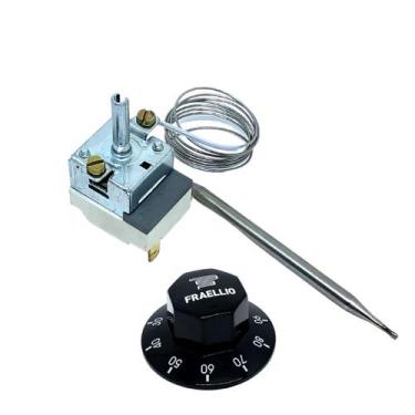 Imagem de Termostato Capilar 16 Amperes 85C Bivolt Para Estufas Boiler Aquecedor