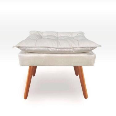 Imagem de Banqueta Puff Puf Opalla Para Quarto,Sala Suede Bege - Decore.Com