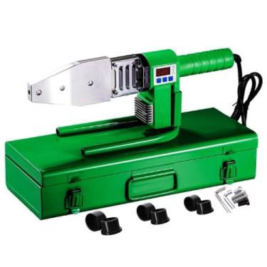 Imagem de Máquina de solda de tubo de água de plástico, 220V 800W PPR Máquina de soldagem de tubo de água Hot Melt com controle de temperatura digital para tubos de 20-32Mm