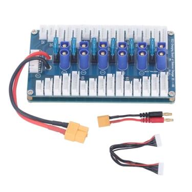 Imagem de Placa de carregamento paralela Placa de carregador de bateria LIPO Placa de carregamento de alta eficiência para RC Drone FPV Carregamento de bateria PCB Material ABS com fusível